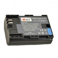 Литий-ионный аккумулятор для Canon LP-E6. Ёмкость: 2650 mAh
