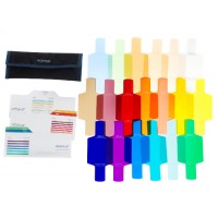 Набор цветных фильтров из 20 штук Selens SE-CG20 Color Gels 